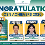 Siswa Sekolah Citra Berkat Tangerang meraih prestasi Olimpiade Matematika tingkat nasional